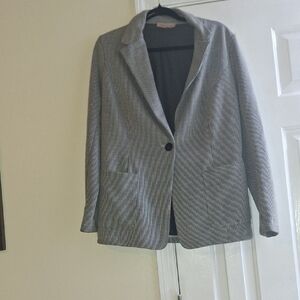 Philosophy Gray Pinstripe Blazer